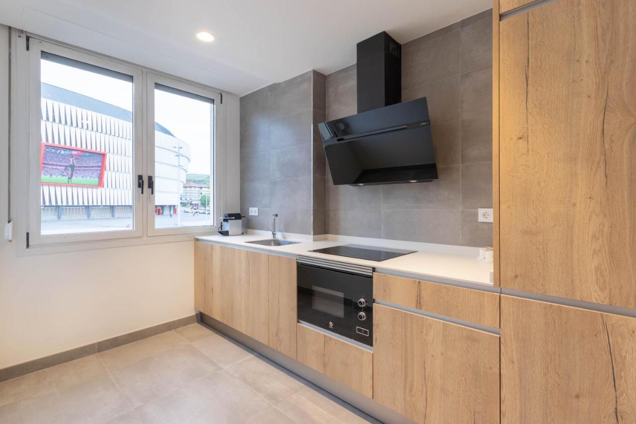 Apartamento Con Vistas Al Estadio San Mames Bilbao Kültér fotó